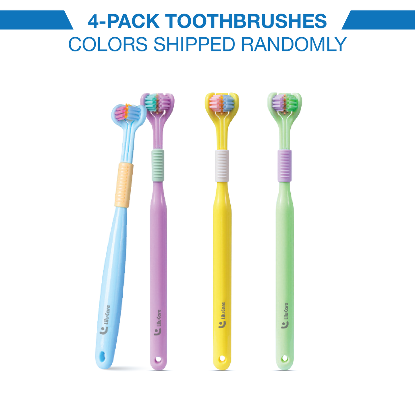 Triple-Clean™ 3-Sided Soft Bristle Toothbrush