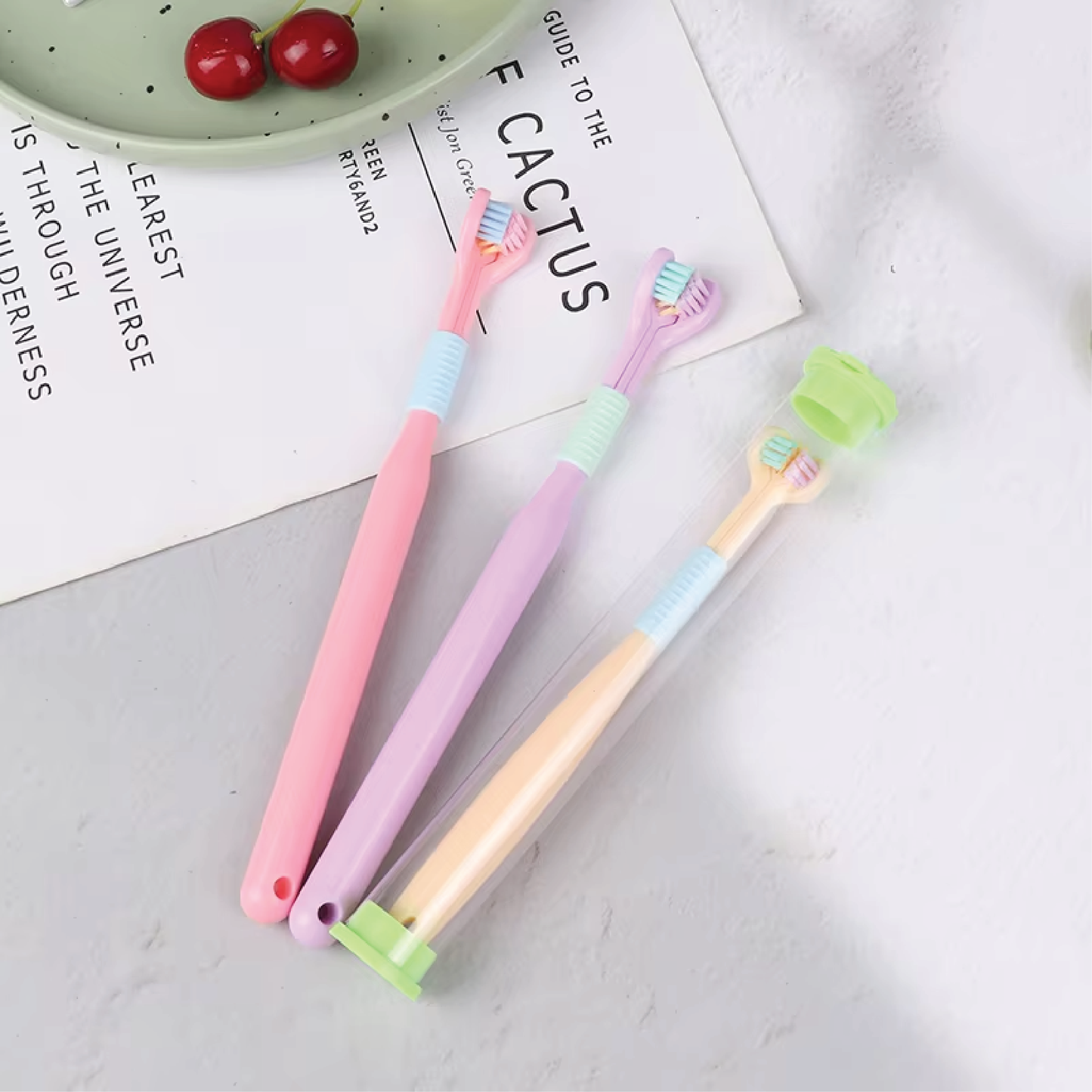 Triple-Clean™ 3-Sided Soft Bristle Toothbrush