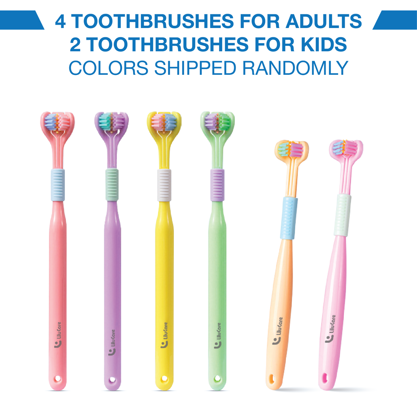 Triple-Clean™ 3-Sided Soft Bristle Toothbrush